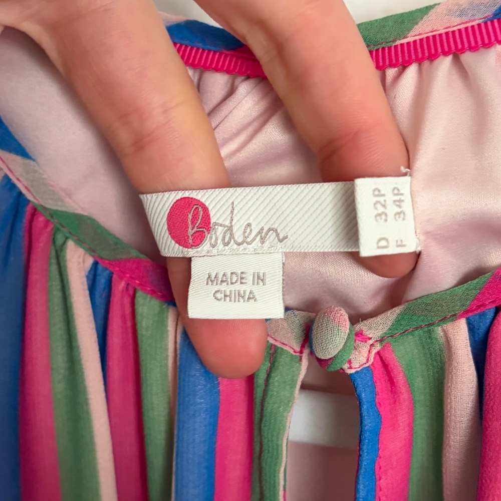 Boden Multicolor Striped Dress - Picture 6 of 11